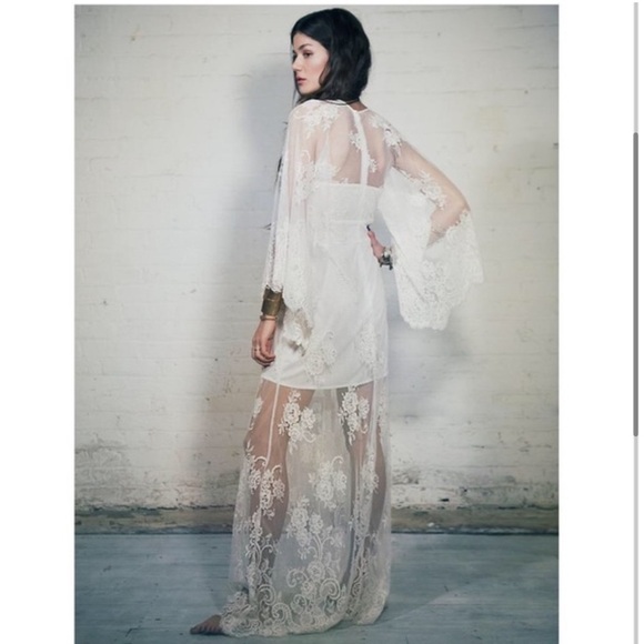 New! Jen's Pirate Booty Ethereal Fairytale Lace 
 Maxi Dress x Free People 🪽 XS - Picture 4 of 13